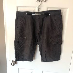 Men’s Charcoal Grey Cargo Shorts